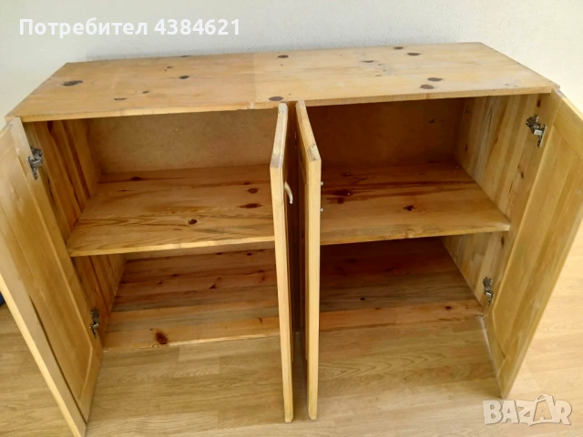 Гардероб масивно дърво, снимка 2 - Гардероби - 54045877