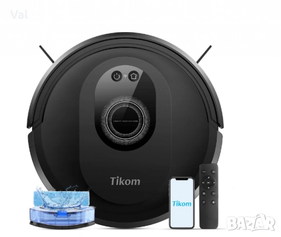 Tikom G8000 Max – робот прахосмукачка, която чисти вместо теб, снимка 4 - Прахосмукачки - 54544513