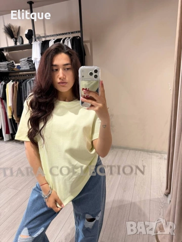 Дамска памучна тениска "Casual Day", снимка 2 - Тениски - 54604966