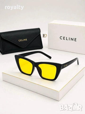 Celine Нови Дамски Слънчеви Очила с Кутия Различни Цветове , снимка 2 - Слънчеви и диоптрични очила - 54621177