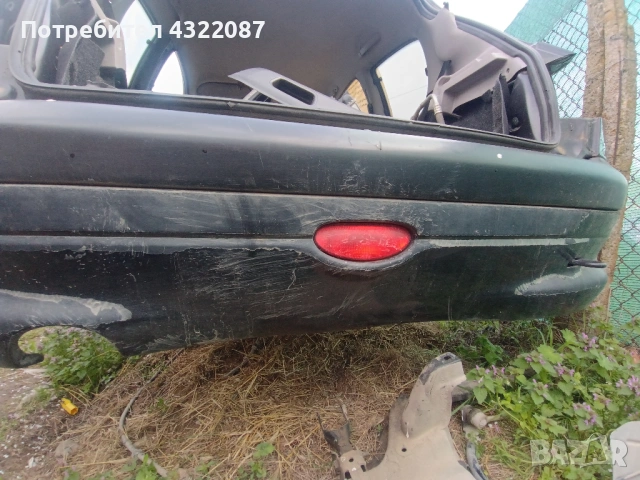 Задна броня за Peugeot 206 / Пежо 206 2.0 HDI 90 К. С RHY на части, снимка 4 - Части - 54230326