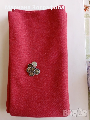 Памучно дамско бельо ЕР-ТЕКСТ, №48 българско, Памучни платове, Вълнен за наметка, красиви копчета, снимка 4 - Бельо - 51429510