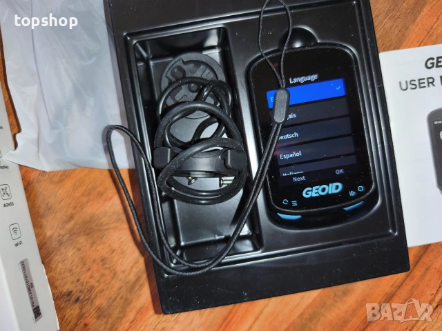 Чисто нов GPS Велокомпютър с Навигация GEOID CC600 (Цветен екран, WiFi, Bluetooth, ANT+)  , снимка 13 - Аксесоари за велосипеди - 55127657