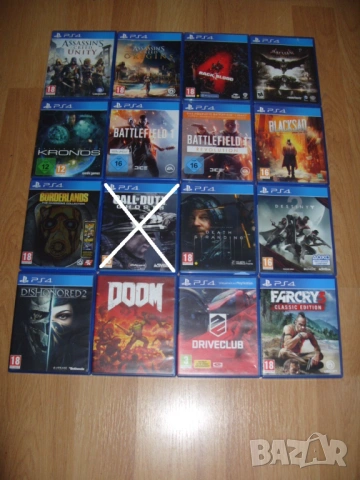 Игри за PlayStation 4, PS4 Част 3 - 12.78 € / 25лв за брой