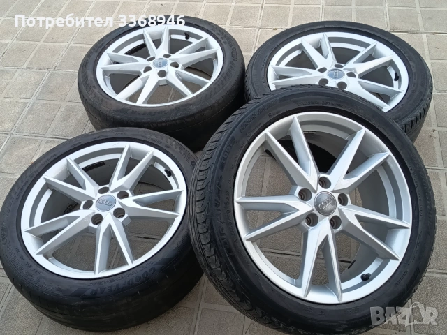 Оригинални джанти Ауди 18 Audi 5x112 Q2 SQ2 Q3 Q5 A1 A3 A4, снимка 2 - Гуми и джанти - 55016280