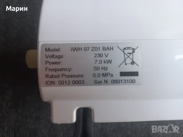 Проточен бойлер TESY - 7 kW, снимка 4 - Бойлери - 55550574