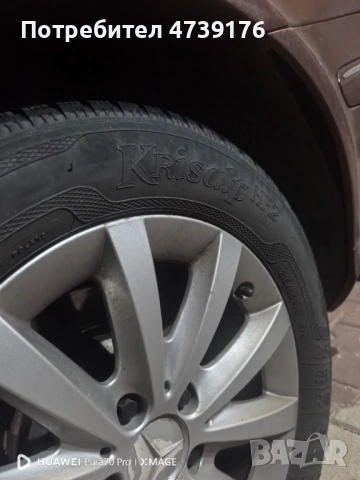 Комплект джанти с гуми за Мерцедес 215/55/16, снимка 4 - Гуми и джанти - 54220985