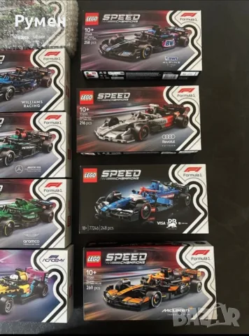 Lego set - speed champions на формула 1, снимка 4 - Конструктори - 55613947