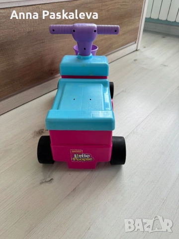 Влакче за бутане с крака на Fisher Price, снимка 4 - Детски велосипеди, триколки и коли - 54978480