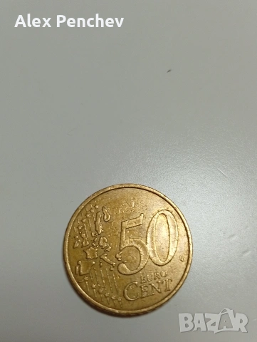 50 evro cent 2002.In good condition., снимка 2 - Нумизматика и бонистика - 54895320