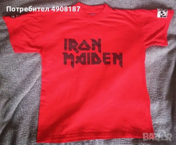 Тениска групи Iron Maiden. Бродерия