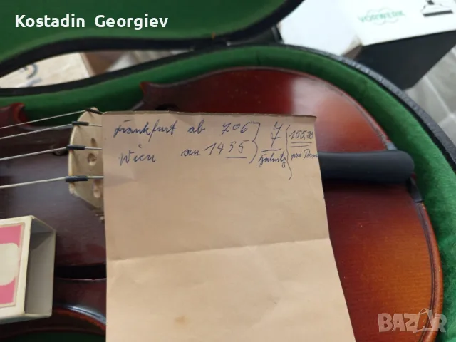 Цигулка Antonius Stradivarius 1716г., снимка 9 - Струнни инструменти - 55603876