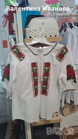 Нови дамски ризи с народни мотиви, снимка 2 - Ризи - 54542881