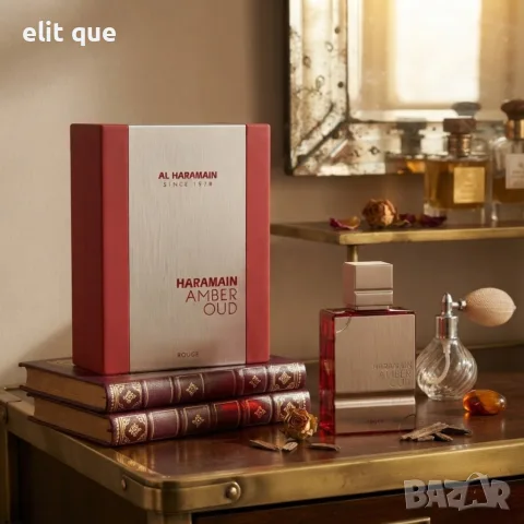 Комплект Al Haramain Amber Oud White Edition + Amber Oud Rouge EDP 100 мл – Луксозни арабски унисекс, снимка 3 - Унисекс парфюми - 55459043