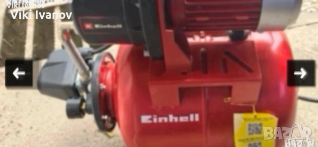Хидрофорна помпа EINHELL, снимка 3 - Водни помпи - 55154415