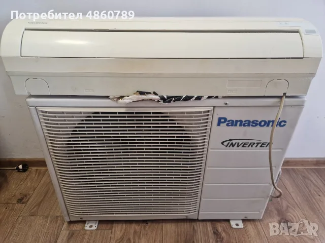 Инверторен Климатик Panasonic 12 Работещ за части 70 евро, снимка 2 - Климатици - 55544785