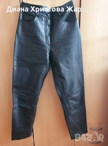 естествена кожа мото панталон р. р 40., снимка 2 - Спортни дрехи, екипи - 54236298