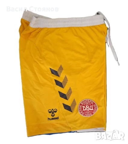 Дания / Danmark Goalkeeper Shorts World Cup 2018 Yellow - Размер М, снимка 3 - Фен артикули - 49175959