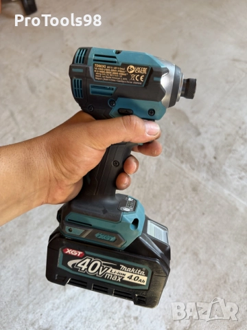 Makita TD003G 40v импакт + 4Ah батерия, снимка 5 - Други инструменти - 55361238
