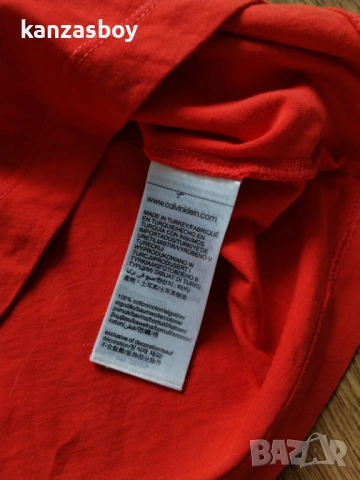 calvin klein - страхотна мъжка тениска КАТО НОВА S, снимка 7 - Тениски - 54825451