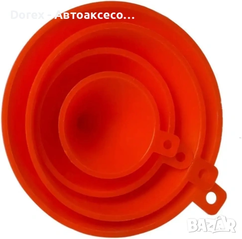 Комплект 4 броя пластмасови фунии - различни размери за течности, снимка 10 - Аксесоари и консумативи - 54078543