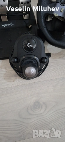 Logitech G920+ръна и скорости, снимка 4 - Джойстици и геймпадове - 54681077