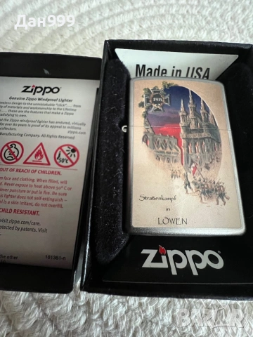 Нова , колекционерска запалка Zippo made in USA, снимка 3 - Запалки - 54903653