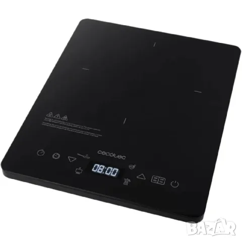 индукционен котлон Cecotec Full Crystal Onyx с мощност 2000 W