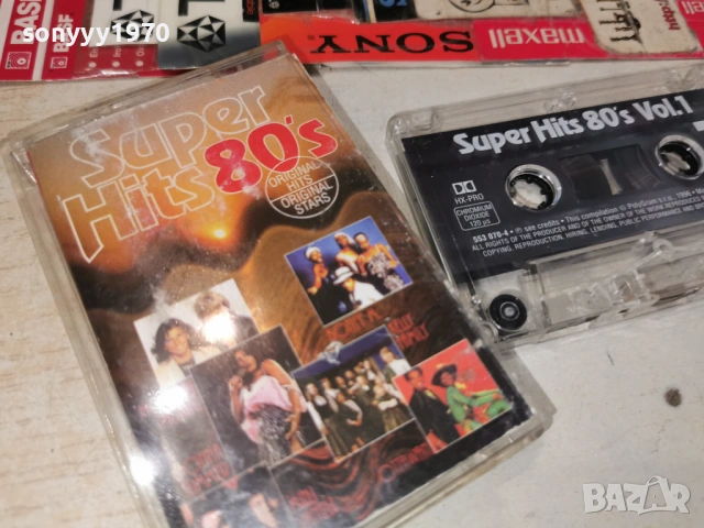 SUPER HITS 80S 1 ORIGINAL TAPE 0205261946H2E6R, снимка 5 - Аудио касети - 54391789