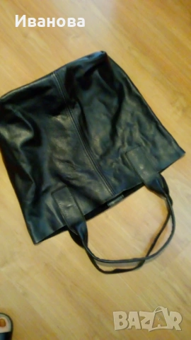 Разкошна голяма чанта от естествена кожа, снимка 2 - Чанти - 54017087