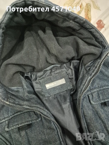 Дълго дънково яке Zara , снимка 7 - Якета - 55275956