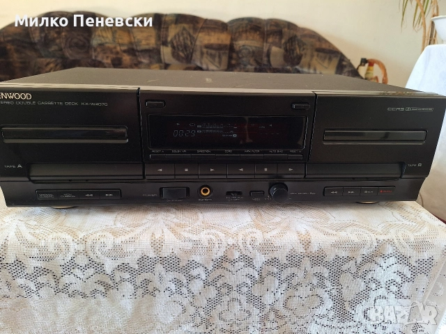 KENWOOD KX-W4070 DOUBLE STEREO CASSETTE DECK AUTOREVERCE.MADE IN JAPAN.