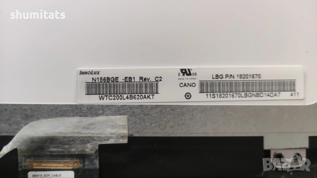 Матрици за лаптоп 15,6 LED slim 30pin mat/glanc, снимка 6 - Части за лаптопи - 54174658