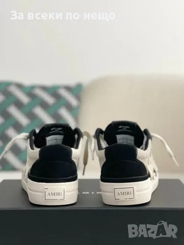 AMIRI Star Appliqué Suede Skater "Black/Cream" Мъжки Маратонки👟Дамски Маратонки Код ch24, снимка 2 - Маратонки - 55413311