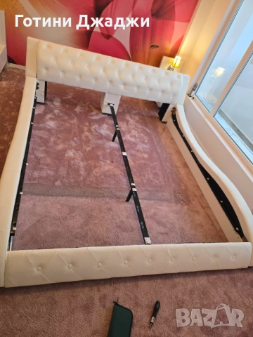 Спалня 180х200 без матрак, снимка 2 - Спални и легла - 54111027