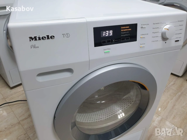 Сушилня Miele T1 - Термопомпа - Аларма - Подсветка -12м Гаранция Миеле, снимка 2 - Сушилни - 54876977