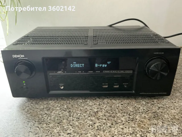 Denon AVR-X1000 аудио видео ресийвър усилвател тунер с оригиналното дистанционно