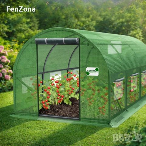 Градиснка оранжерия New Solution - отлична защита за вашите култури 3 х 2 х 2м.3-сегментна конструкц