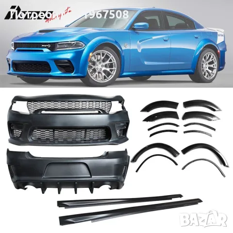 Dodge Charger 2015- Hellcat Widebody Kit - предна броня, задна броня, прагове и раздувки