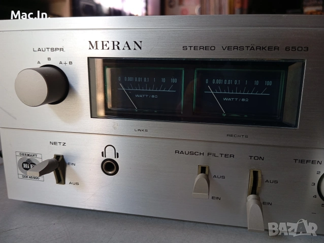 Усилвател MERAN-6503, снимка 3 - Ресийвъри, усилватели, смесителни пултове - 54681108
