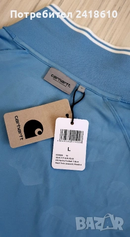 Carhartt Wip Hartt`s Football Shirt Mens Size L НОВО! ОРИГИНАЛ! Мъжка Тениска!, снимка 2 - Тениски - 54975555