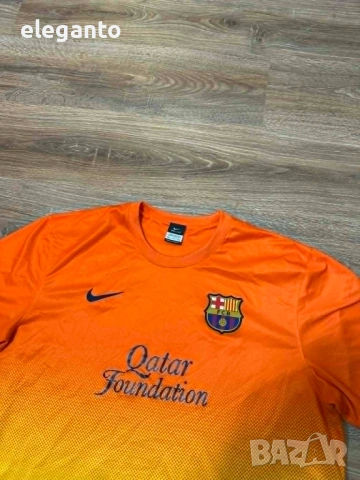 Оригинална мъжка футболна тениска Nike x Barcelona Away / Гостуваща 2012/13 , XXL размер , снимка 2 - Спортни дрехи, екипи - 54369422