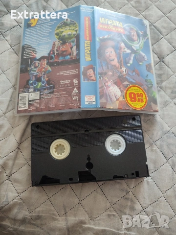 VHS видеокасета "Играта на Играчките", снимка 3 - Анимации - 54552835