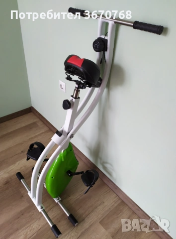 Сгъваем домашен велотренажор, снимка 6 - Фитнес уреди - 54015775