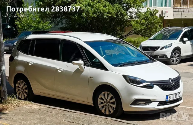 2017 Opel Zafira tourer 7 места 200к.с 1.6 турбо много добро състояние, снимка 18 - Автомобили и джипове - 55469369