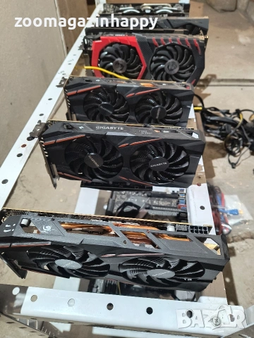 Копачка mining rig, снимка 15 - Видеокарти - 54399153
