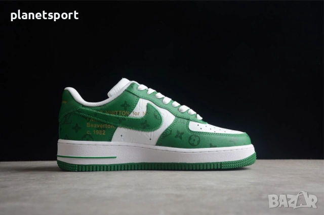 Nike Air Force 1 Low x Louis Vuitton (Red/Green/Blue) | ПРЕМИУМ Качество (По поръчка), снимка 6 - Маратонки - 54653642