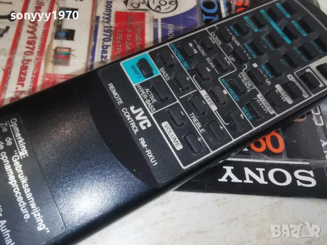 JVC RM-RXU1 AUDIO REMOTE-ВНОС SWISS 1707261903М, снимка 6 - Ресийвъри, усилватели, смесителни пултове - 55326472