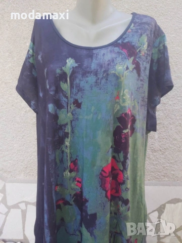 4XL/5XL Нова дълга рокля , снимка 3 - Рокли - 54874433