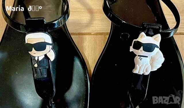 Оригинални сандали Karl Lagerfeld, снимка 3 - Сандали - 55120796